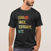 Legend Since February 1972 Tシャツ (正面)