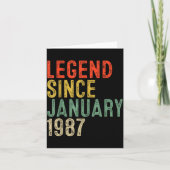 Legend Since January 1987 &# th Birthday &#  Yea カード (正面)