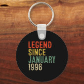 Legend Since January 1996 30th Birthday 30 Year Ol キーホルダー (正面)