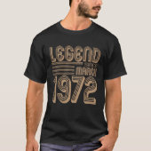 Legend since March 1972 50th anniversary Tシャツ (正面)
