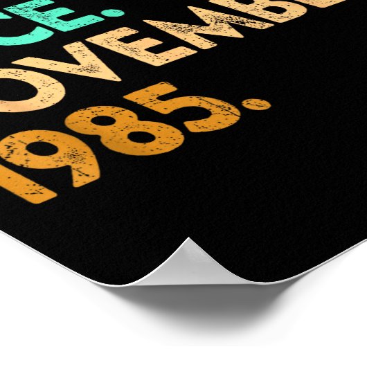 Legend Since November 1985 Apparel  ポスター (角)
