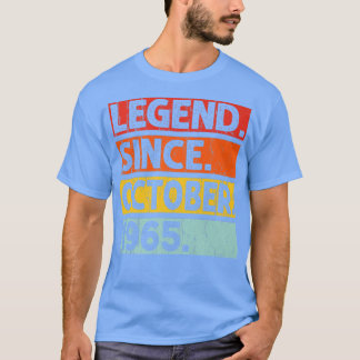 Legend Since October 1965 57th Birthday 57 Years O Tシャツ