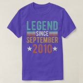 Legend Since September 2010 shirt, 12 Years Old 12 Tシャツ (デザイン正面)