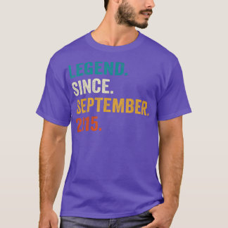 Legend Since September 2015 7th Birthday Gifts 7 Y Tシャツ