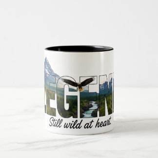 Legend Still Wild at Heart アウトドア グラフィック ツートーンマグカップ
