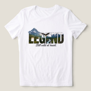 Legend Still Wild at Heart アウトドア グラフィック トライブレンドTシャツ