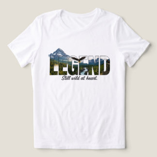 Legend Still Wild at Heart アウトドア グラフィック トライブレンドＴシャツ