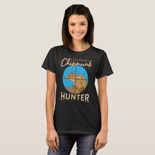 Legendary Chipmunk Hunter Killer Wildlife Animal H Tシャツ (正面フル)
