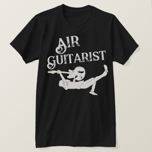 Legendary Classic Rock Air Guitarist  Tシャツ (デザイン正面)