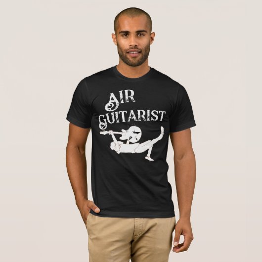 Legendary Classic Rock Air Guitarist  Tシャツ (正面フル)