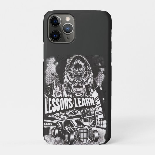  Legendary Gorilla Lessons Learn iPhone Case  Case-Mate iPhoneケース (裏)
