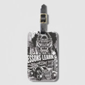 LEGENDARY GORILLA LESSONS LEARN LUGGAGE TAG ラゲッジタグ (正面縦)