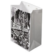 LEGENDARY GORILLA LESSONS LEARN (M) GIFT BAG ミディアムペーパーバッグ (正面アングル)