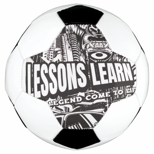 LEGENDARY GORILLA LESSONS LEARN SOCCER BALL サッカーボール (正面)