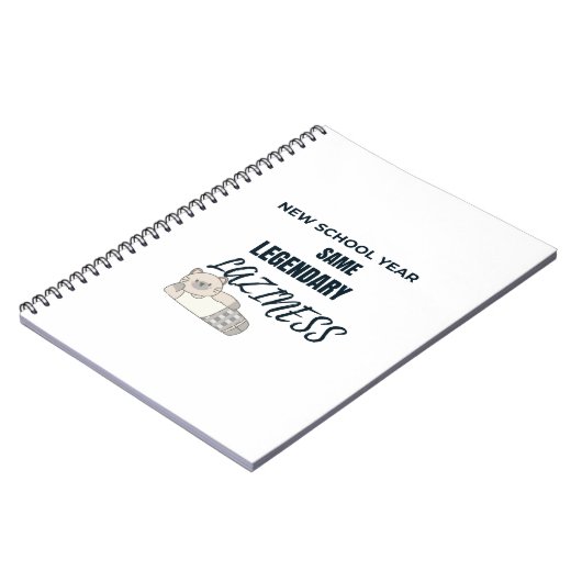 Legendary Laziness Notebook ノートブック (左側)