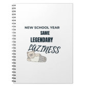 Legendary Laziness Notebook ノートブック (正面)