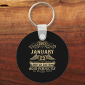 Legendary Man Born January 2003 23rd Birthday  キーホルダー (正面)