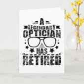 Legendary Optician Retires カード (黄色い花)