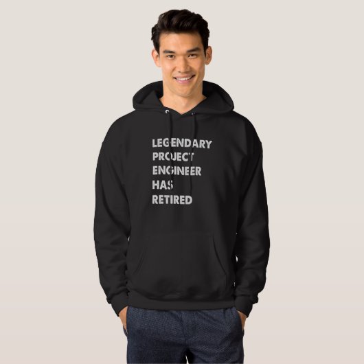 Legendary Project Engineer Has Retired パーカ (正面フル)