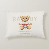 Legendary Red Belt Judo Bear – Baby Shower アクセントクッション (正面)