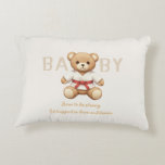 Legendary Red Belt Judo Bear – Baby Shower アクセントクッション<br><div class="desc">Move over, black belt — the red belt has entered the dojo! This legendary Red Belt Judo Bear is more than just adorable — he’s a symbol of strength, wisdom, and greatness. In the world of judo, the red belt represents the 10th dan, a rank so rare that only a...</div>