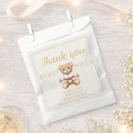 Legendary Red Belt Judo Bear – Baby Shower フェイバーバッグ