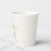 Legendary Red Belt Judo Bear – Baby Shower 紙コップ (左)