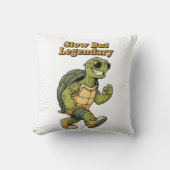 Legendary Retro Turtle Square Comfort Pillow クッション (正面)