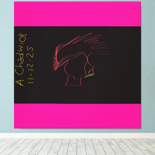 Legendary Rockstar  キャンバスプリント (インサイチュ (ウッドフロア))