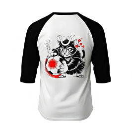 Legendary Samurai Soccer Cat Sports Casual Gear Tシャツ