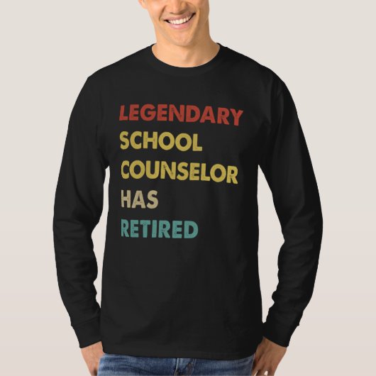 Legendary School Counselor Has Retired  1 Tシャツ (正面)