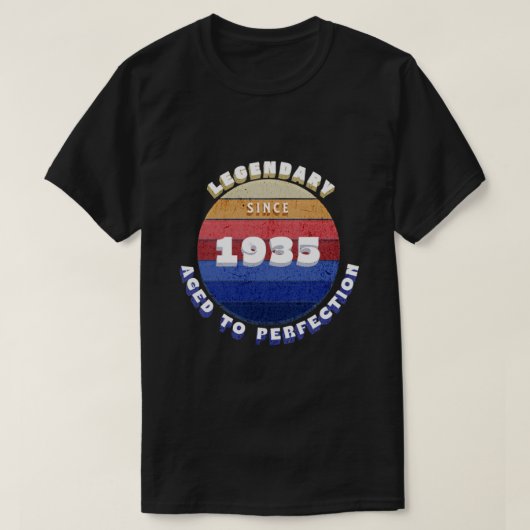 Legendary Since 1935 Retro T-Shirt Tシャツ (デザイン正面)