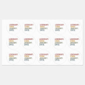 Legendary since January 1972 ラベル (シート)