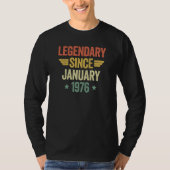 Legendary Since January 1976 Tシャツ (正面)
