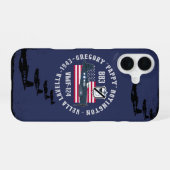Legendary US Fighters of World War II iPhone 16ケース (裏面横)