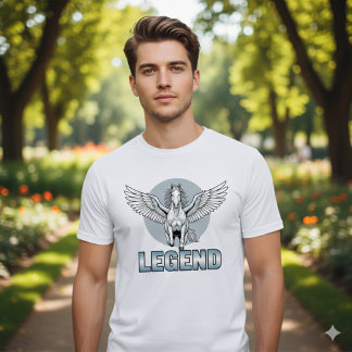 Legendary Winged Horse T-Shirt – Power & Freedom Tシャツ