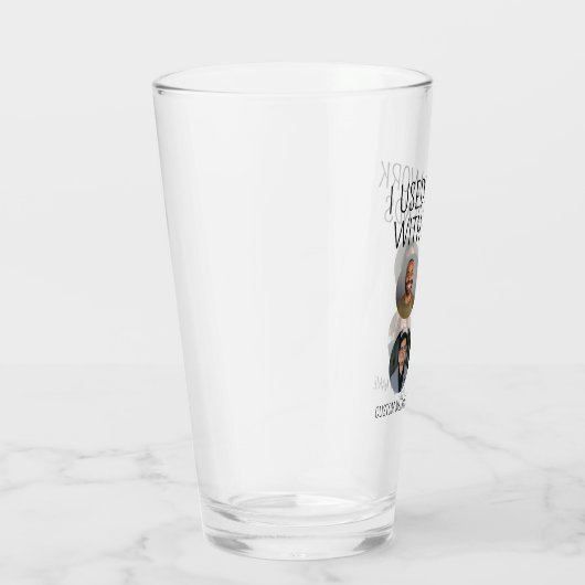 Legends 4の同僚フォトビールを使って仕事をしたことがある タンブラーグラス (右)