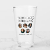 Legends 5の同僚フォトビールを使って仕事をしたことがある タンブラーグラス (正面)