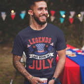 Legends are Born in 4th July - Fun 4th July  Tシャツ