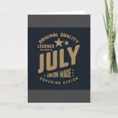 Legends Are Born in July Original Quality カード (正面)