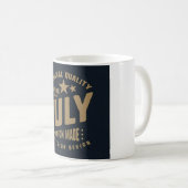 Legends Are Born in July Original Quality コーヒーマグカップ (正面右)