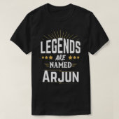 Legends Are Named Arjun  Tシャツ (デザイン正面)