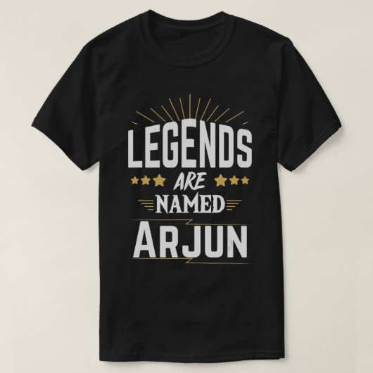 Legends Are Named Arjun Tシャツ (デザイン正面)