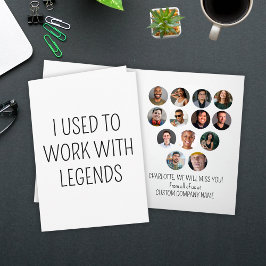Legends Co-Workerで使用した13枚の写真 カード