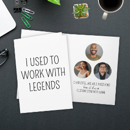 Legends Co-Workerで使用した14枚の写真 カード