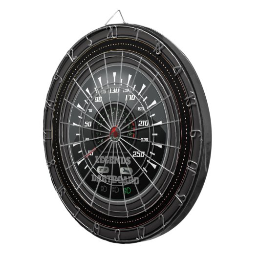 Legends Dartboard Speedometer Edition ダーツボード (正面右)