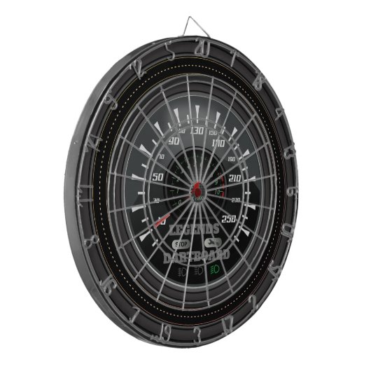 Legends Dartboard Speedometer Edition ダーツボード (正面左)