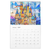 Legends in Glass – Medieval Fantasy Calendar 2026 カレンダー (1月 2027)