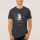 LEGENDS NEVER FALL Eagle T-Shirt – Savage Motivati トライブレンドTシャツ (正面)