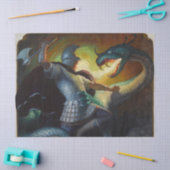 Legends of Charlemagne by Newell Convers Wyeth 薄葉紙 (クラフト)